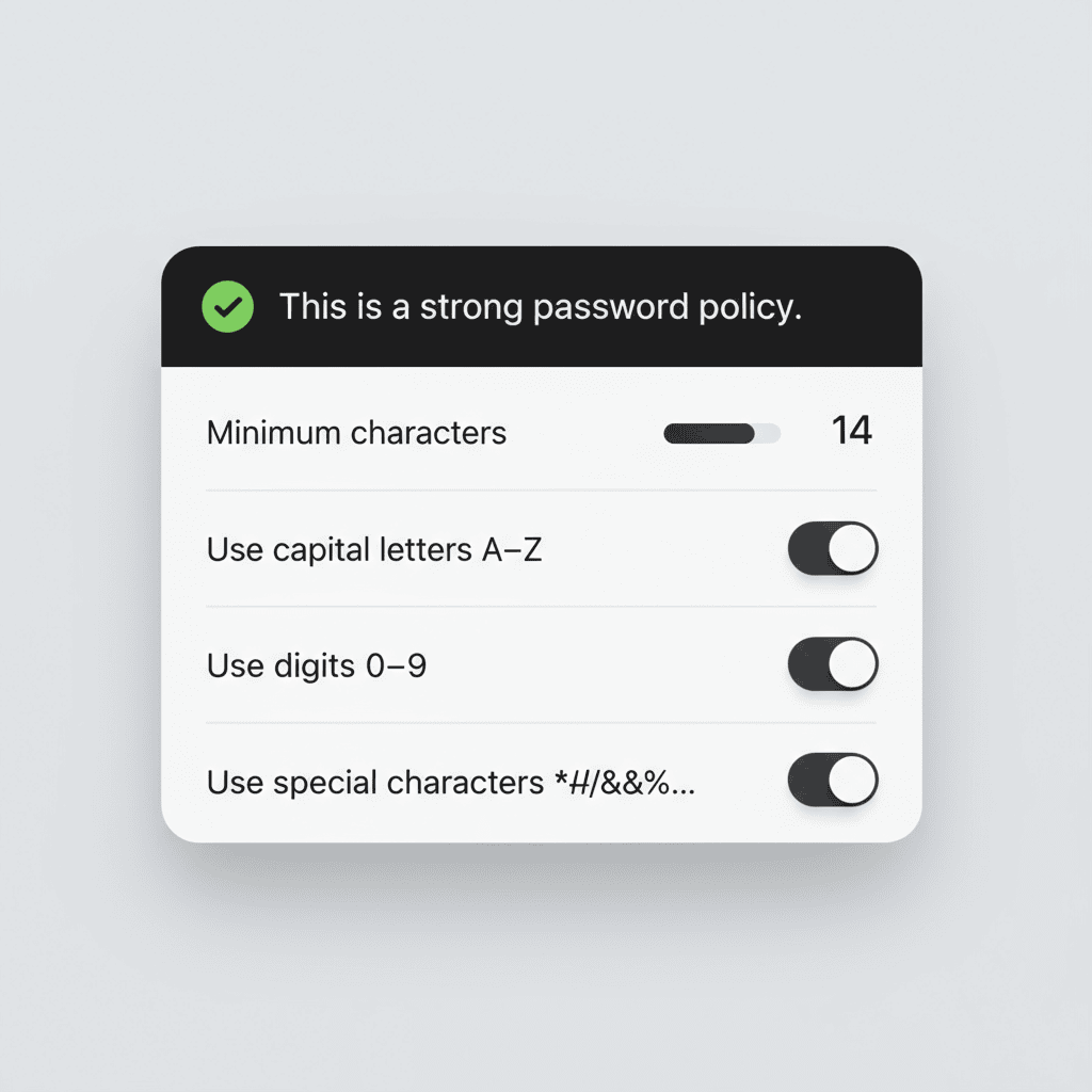 Adaptive Password Rules